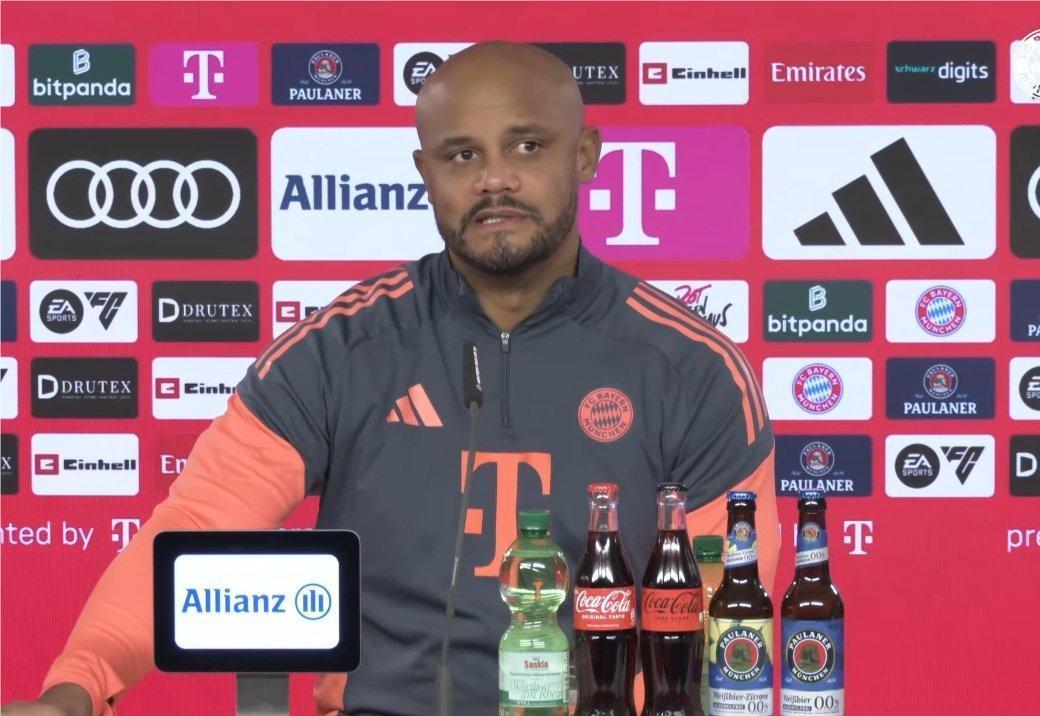 孔帕尼：基米希受腳踝傷勢(shì)困擾缺陣，奧利塞明天可以出戰(zhàn)